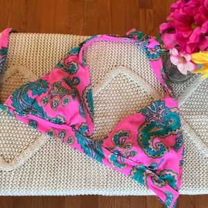 👙Pink Paisley Bikini Top👙